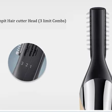 Электрический Толчок ножницы для стрижки волос бровей ремонт ножа носовые волосы машина бритва 6в1 художественное слово ползун ножа