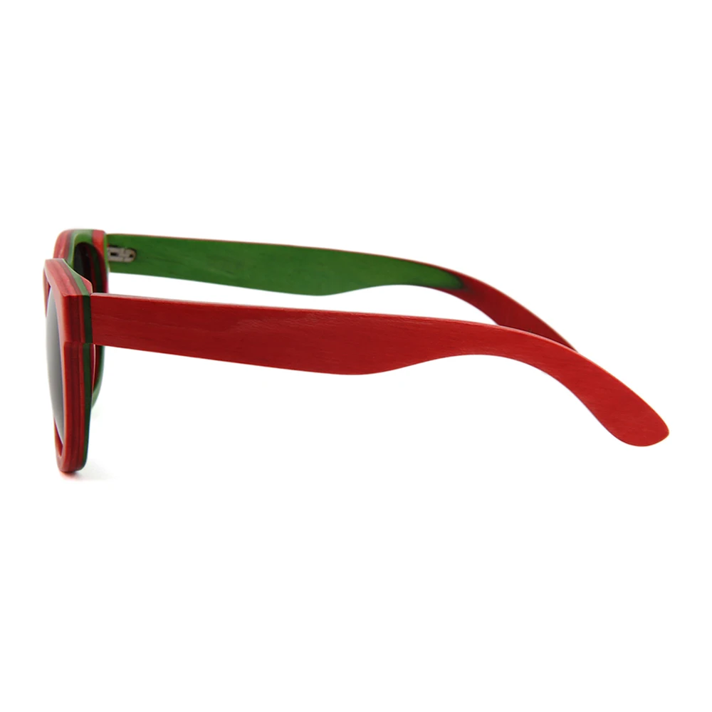CONCHEN цветные солнечные очки мужские деревянные Женские винтажные деревянный скейтборд солнцезащитные очки