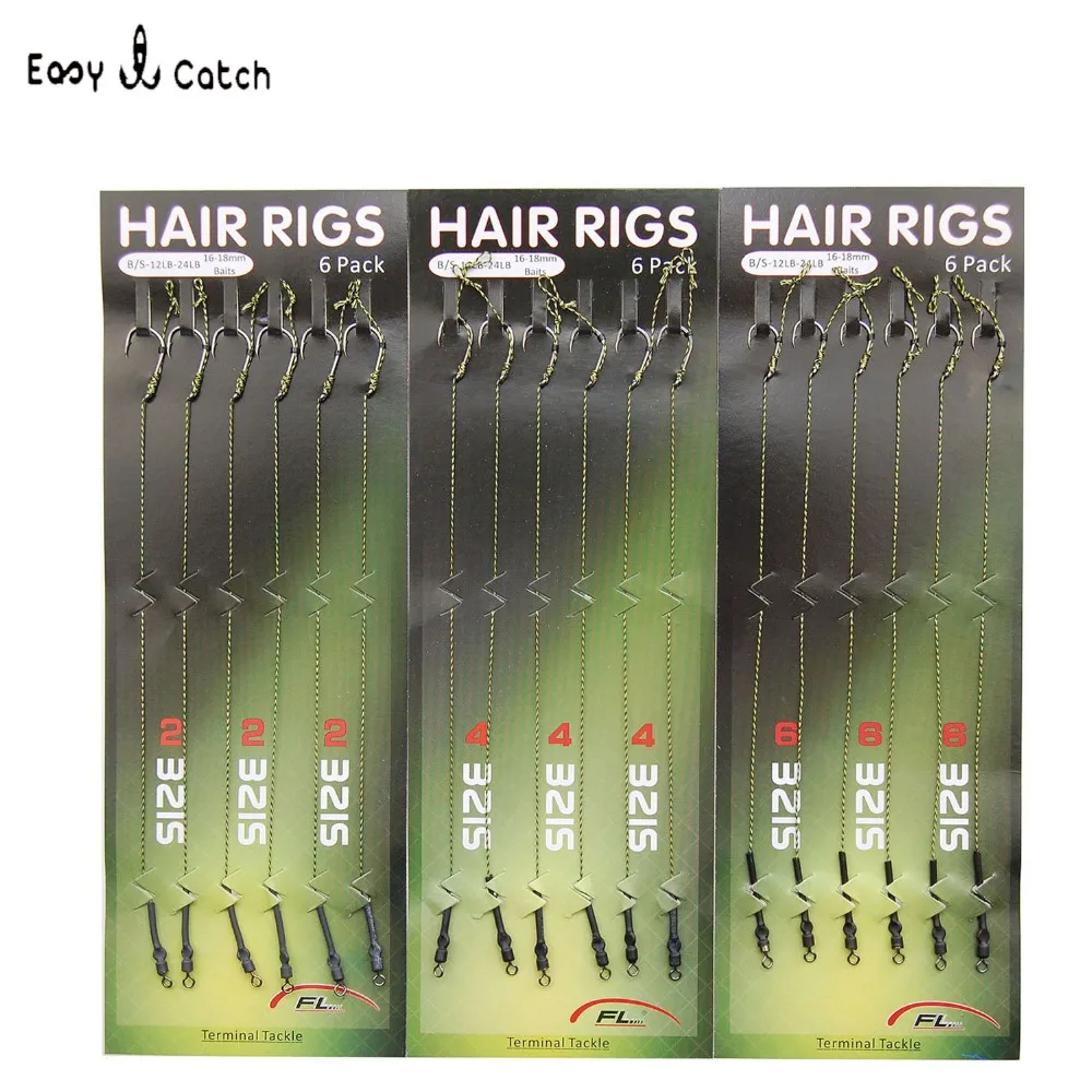 Buy 36 pieces=6 packs/lot Carp Fishing hooks sabiki
