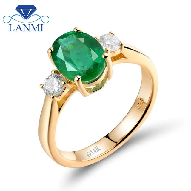 simple solid 14k yellow gold natural green emerald wedding rings design shinning diamond wholesale gemstone fine - Emerald Wedding Ring simple solid 14k yellow gold natural green emerald wedding rings design shinning diamond wholesale gemstone fine - Emerald Wedding Ring