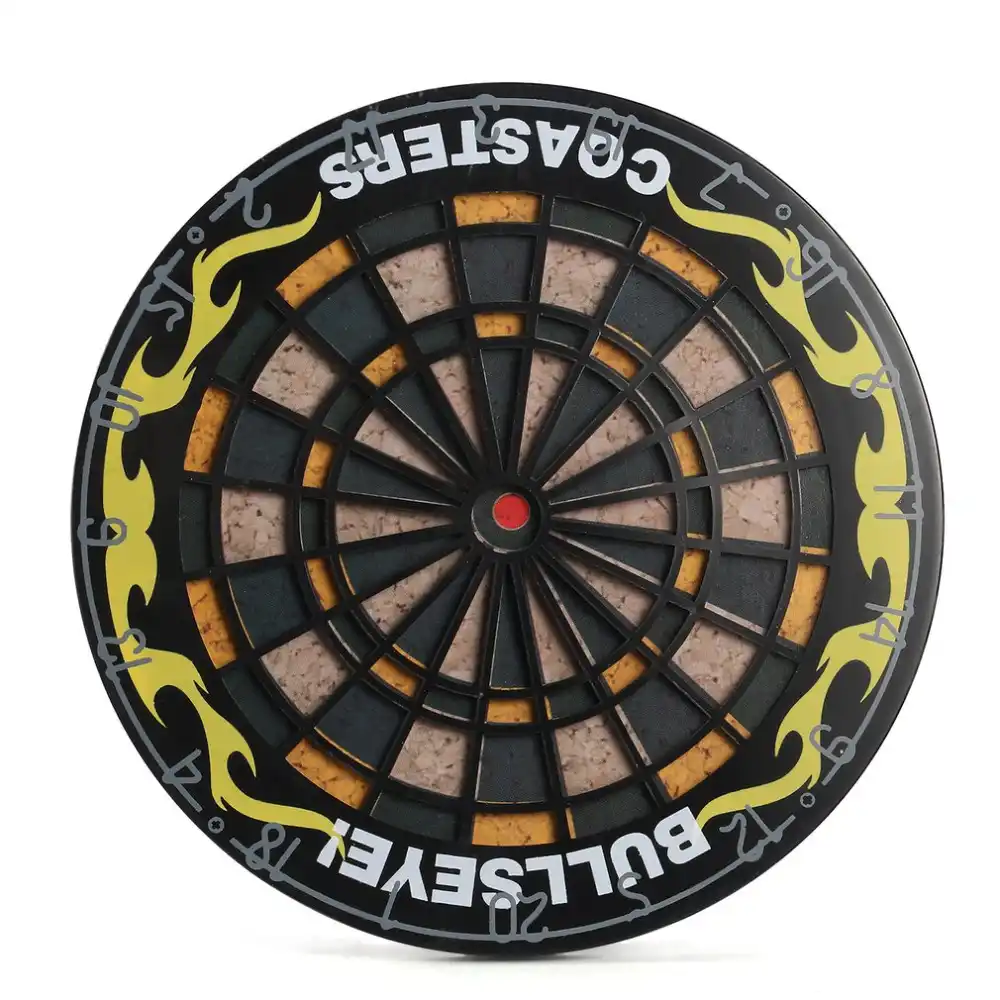 4pcs/set round bullseye coasters dart board drink