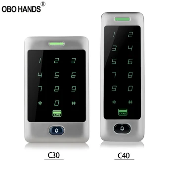 

OBO HANDS RFID Keypad Touch Metal Access Controller 125KHz Waterproof EM Card Reader 8000 users Data Copy WG26/34 +10pcs Keyfobs