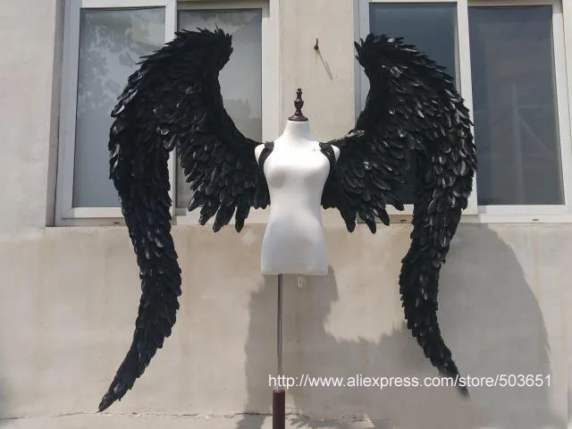 Крылья ангела или демона для фотосессии|black angel wings|large feather wingsfeather wings |