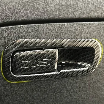 

ABS Chrome For MG ZS 2018 2019 2020 accessories Car copilot glove Box handle bowl Cover Trim Sticker Car Styling 2pcs