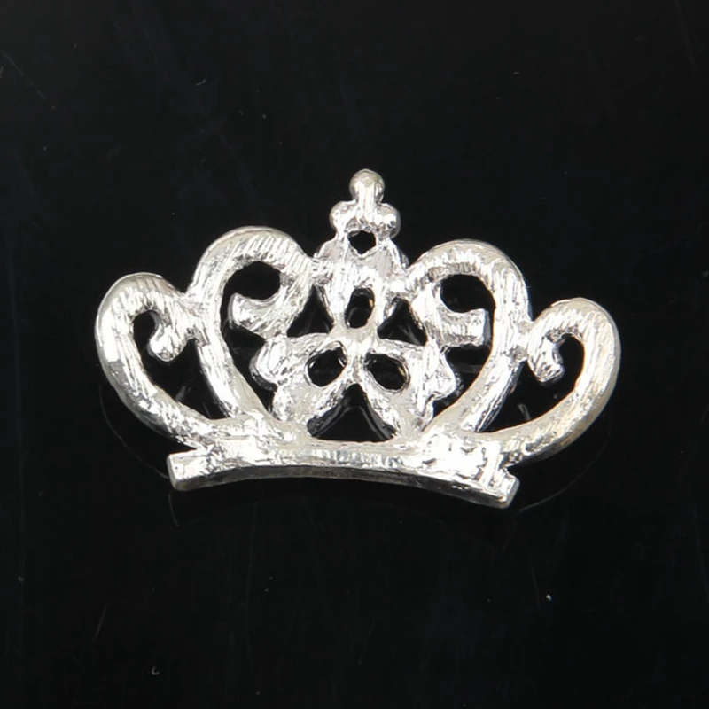 Nishine 2 шт. Корона Стразы пуговицы Diy Bling сплав для женщин Свадебная вечеринка