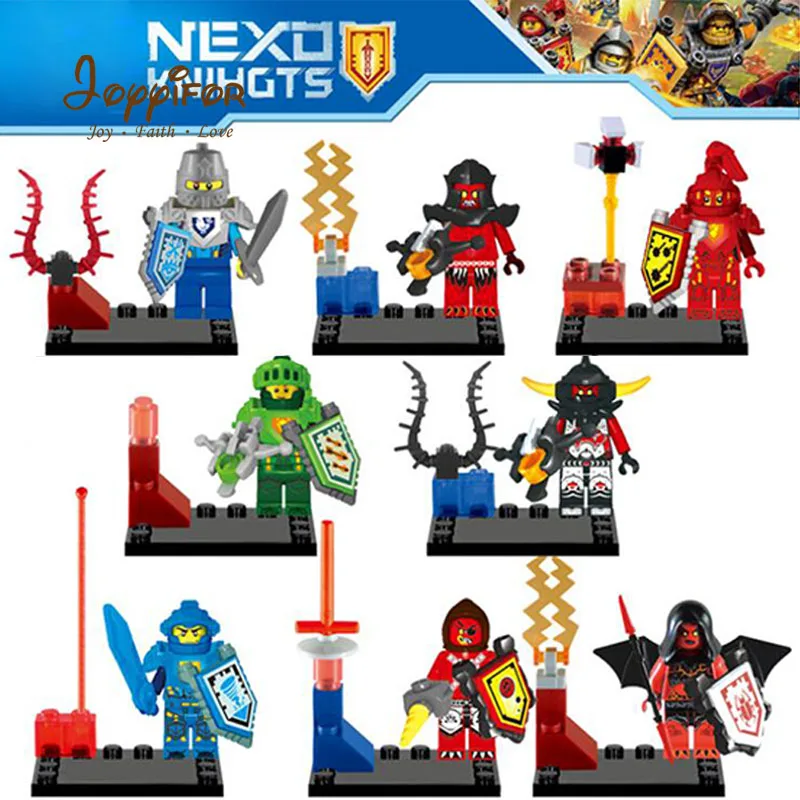 

Hot NinjagoINGlys Nexo Knights Future Shield Building Blocks Warrior Nexus Toys Compatibe With LegoINGls Shield Knights toy