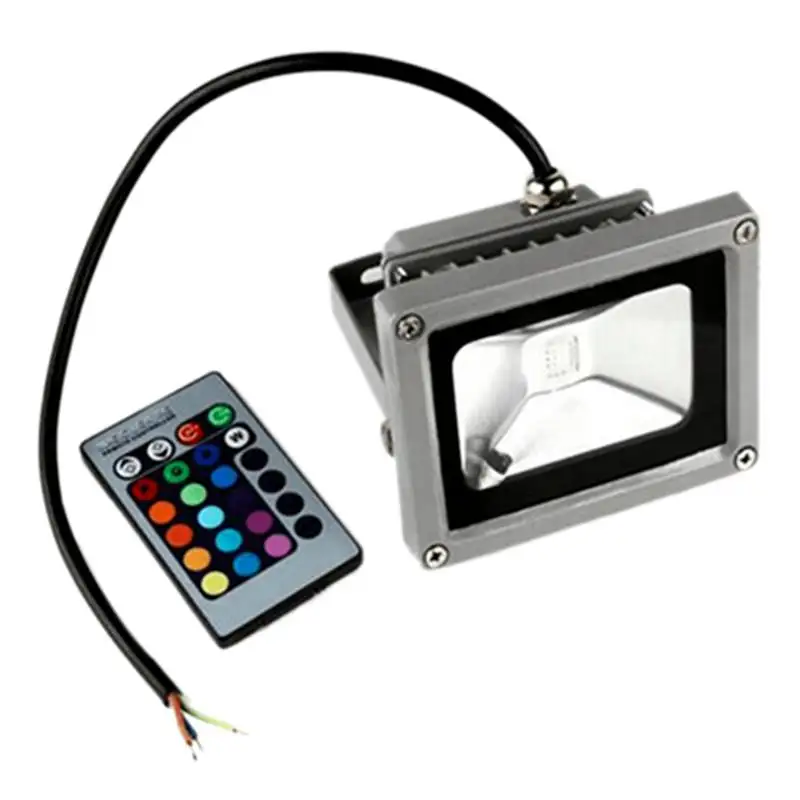 

50W RGB LED Reflector Spotlight, 16 Colors with Remote Control