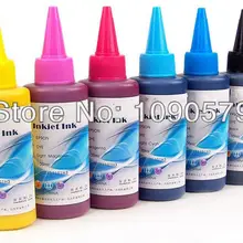 Универсальный 6 цветов, 6 100 мл краситель чернила для hp, Многоразового чернила для hp 02 177 363 801, 84 85 ect