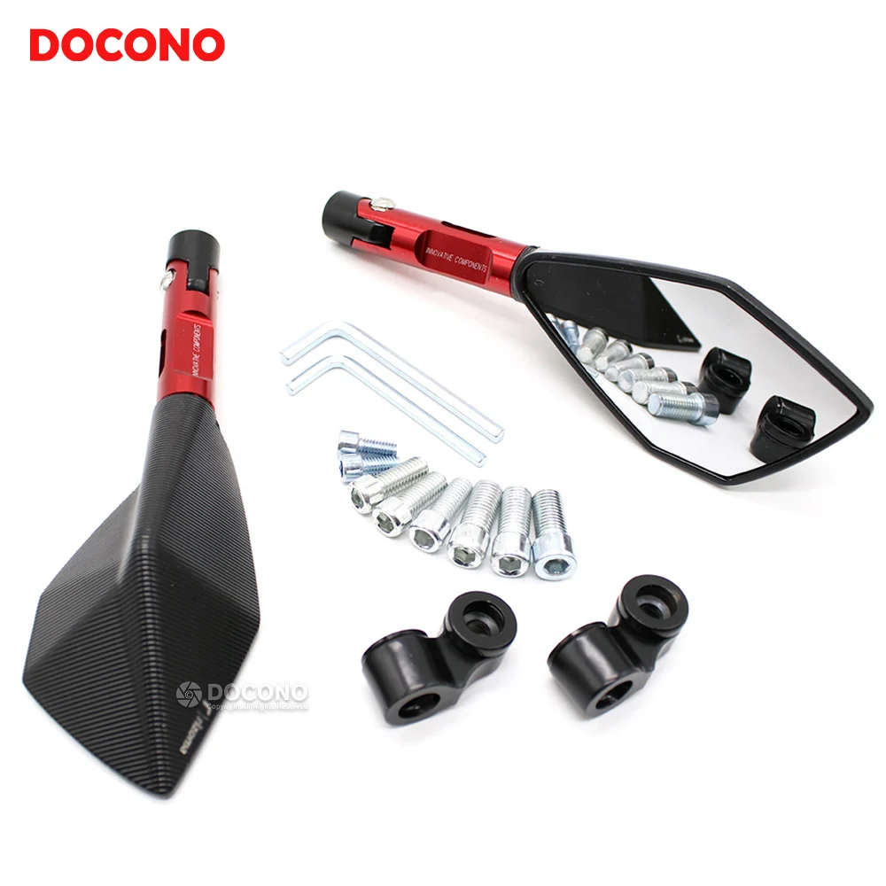 

Aluminum CNC motorcycle rearview Side mirror adapter holder For honda yamaha Kawasaki z750 Suzuki Ducati 899 959 1098 1100 1198
