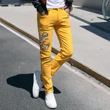 Compra Envío Del Y En Yellow Mens Jeans Disfruta Gratuito CrdBoeWx