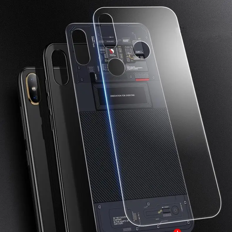 GFAITH For Xiaomi mi 9 Case Tempered Glass Explorer Version Cover for Xiaomi MI9 Shockproof Cases