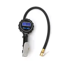 Car Digital LCD Display Tire Pressure Gauge Meter Manometer Air Inflator Tool For Air Compressor For Charging Car Truck SUV digital car truck air tire pressure inflator gauge lcd display dial meter vehicle tester tyre inflation gun monitoring tool