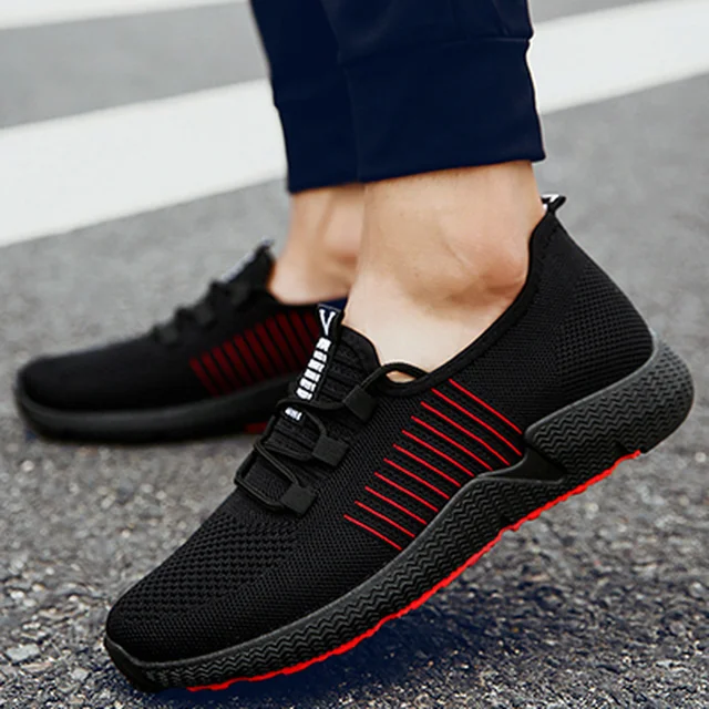 US $6.89 Spring Men Sneakers Breathable Men Casual Shoes Men Fashion Flats 2019 Male Shoe Adult Trainers Com