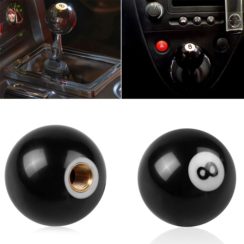 1Pc Universal 8 eight Pool Billiard Ball custom Gear Shifter Shift Knob