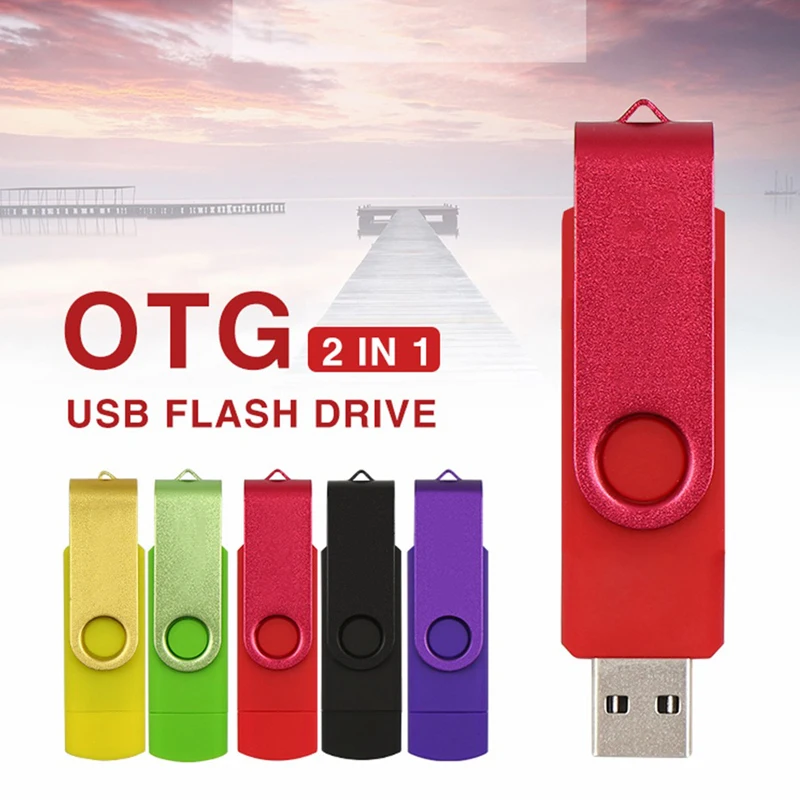 OTG USB флешка для Android Флешка 32 Гб 16 Гб флэш-диск 4 ГБ 8 ГБ 64 ГБ флеш-накопитель карта памяти для телефона Настольный ПК дропшиппинг