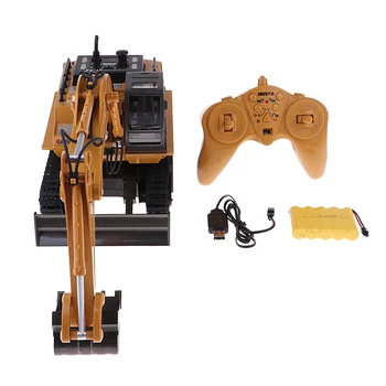 

RC Excavator Truck 1:16 4WD Construction Toy Engineering Machine Model 11 Channel 2.4GHz Alloy Remote Control Truck