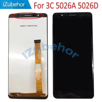 

6.0 inch display screen For Alcatel 3C 5026A 5026D LCD+ touch screen digitizer black 720 x 1440 pixels free shipping