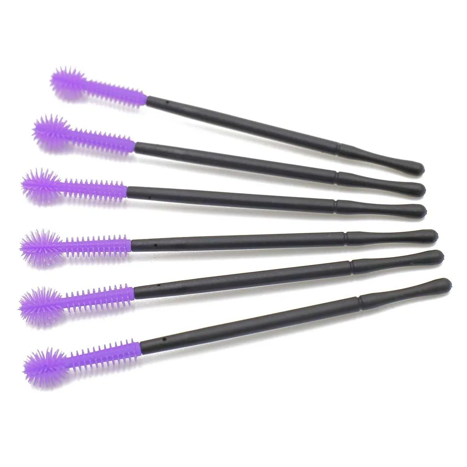 Makeup Brush Makeup Tool Eyelashes Brush Eyelash Brush Fadvan 50pcs Eyelash Brush Silicone Gel Makeup Brushes Comb Mascara Wands Professional Beauty Tools