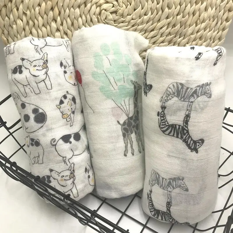 Fibra de Bambu Cobertor do Bebê Envoltório para Bebês Toalha de Banho 2019 Nova Melhor 100% Musselina Swaddle Recém nascidos Cobertores 180g Muito Cama Macia 3 musselina cobertor do bebê swaddle envoltório para