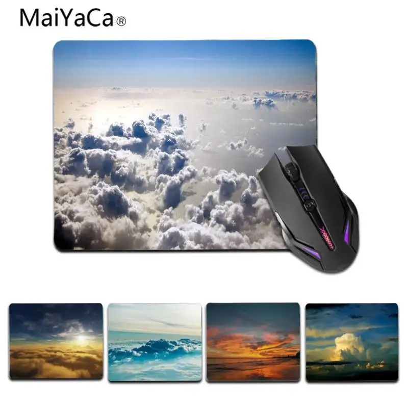 MaiYaCa 2018 Sky Cloud обоев резиновая мышь прочный Настольный коврик для мыши Размер 18x22