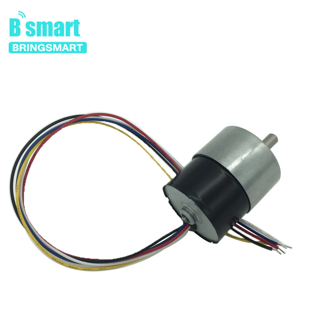 

Bringsmart Brushless DC Motor 24 volt Gear Motor Reversed FG Signal Feedback Gearbox Low Speed Engine Mini Electric JGB37-3625