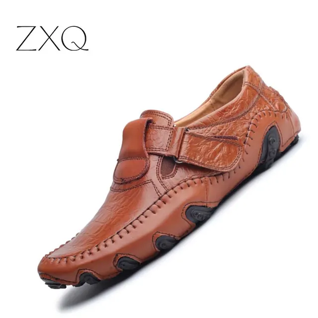 Men Flat Shoes Soft Split Leather Driving Loafers Shoes Casual Men Flat Shoes Soft Split Leather Driving Loafers Shoes Casual