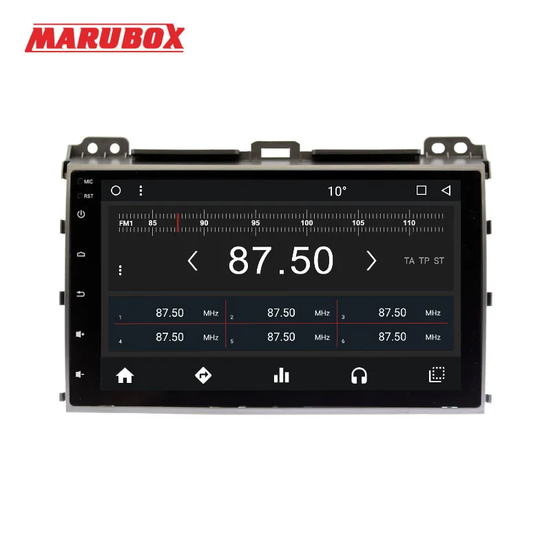 Top MARUBOX 9A107MT3,Car Multimedia Player for Toyota Prado 120 Land Cruiser 120,2002-2009, 4 Core, Android 7.1, 9