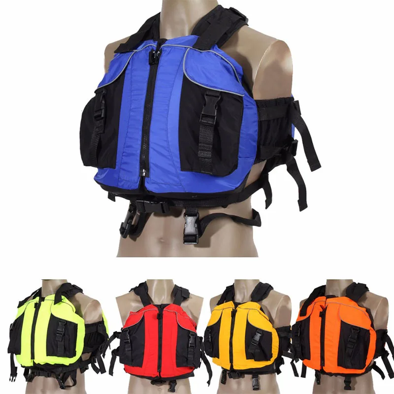 

YFXcreate Professional Life Vest Swimming Boating Drifting Safety Ski Survival Aid Life Vest Jacket Adult Men Women Life Jackets
