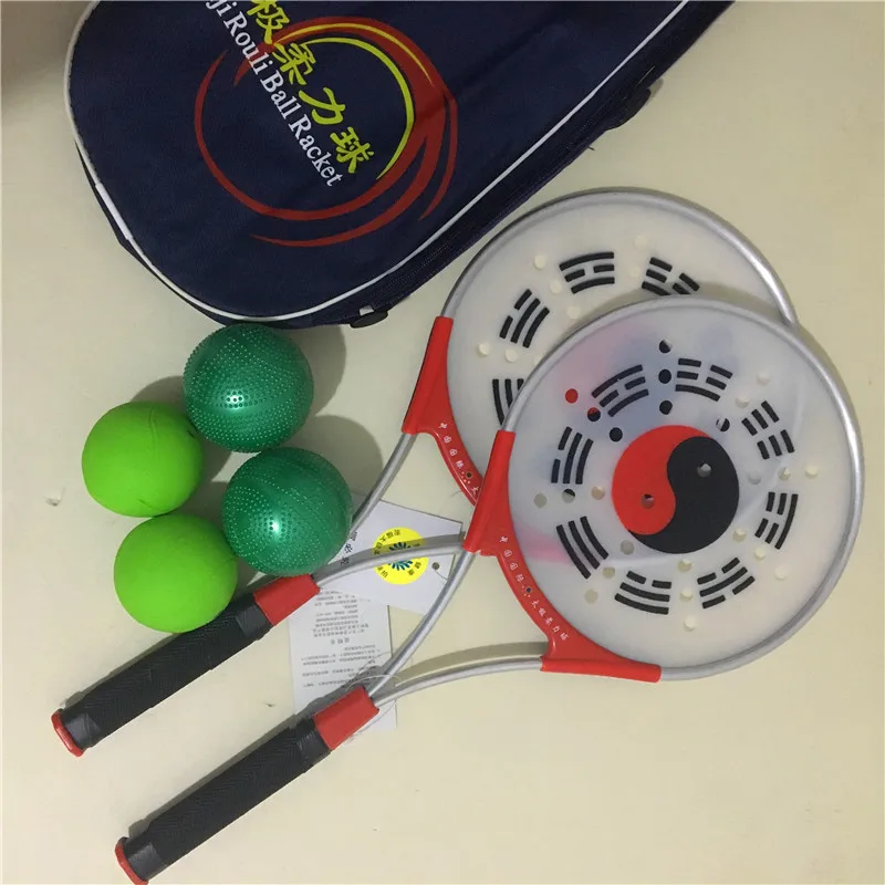 Китайские китайские ушу боевые искусства Kongfu Taiji Rouli Ball Sports набор ракеток Tai Chi 2