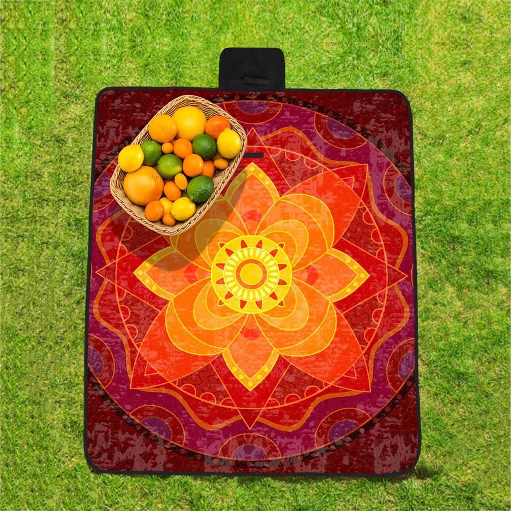2019 Easter Handle Design 3D Digital Printing Full Polyester Oxford Cloth Picnic Mat Beach matelas gonflable colchoneta | Спорт и