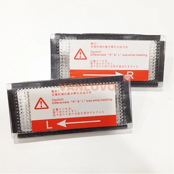 Goede 2x 18 SMD LED License Number Plate Lights voor BMW 3er E46 2 deur Coupe Convertible E46 M3 Facelift 2004 2006