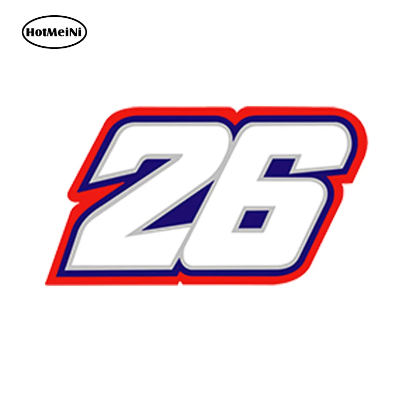 HotMeiNi автомобильный Стайлинг стикер водонепроницаемый 26 Moto GP Autocollants 3D s Авто vinstyle