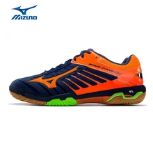 Mizuno Для мужчин волна Клык RX2 Обувь для бадминтона противоскользящие носимые профессиональные спортивная обувь амортизацию Training Обувь 71GA170554 XYY074
