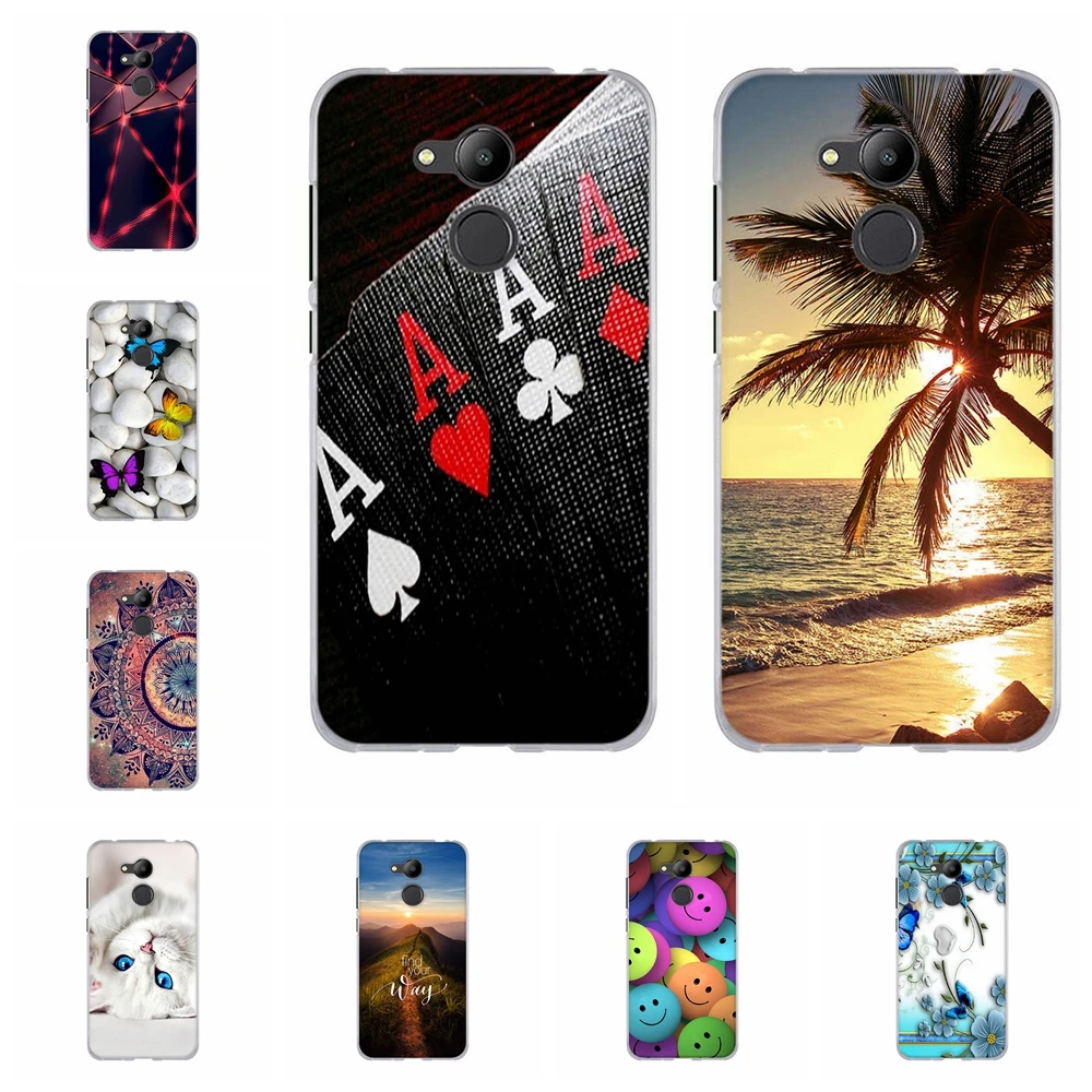 

3D Pattern Cover For Huawei Honor 6C Pro Case Silicone For Honor V9 Play Phone Back Bumper For Honor 6C Pro Fundas Case 5.2"