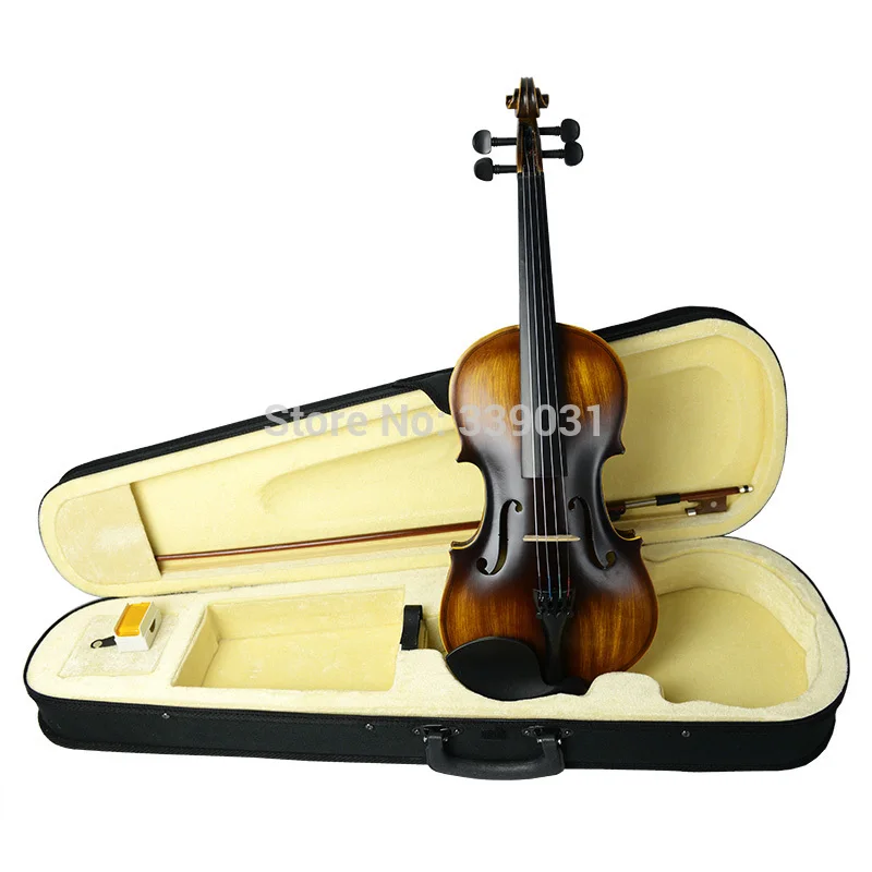 

NAOMI Acoustic Violin 4/4 Full Size Natural Acoustic Violin Fiddle + Case Bow Rosin Student Violin