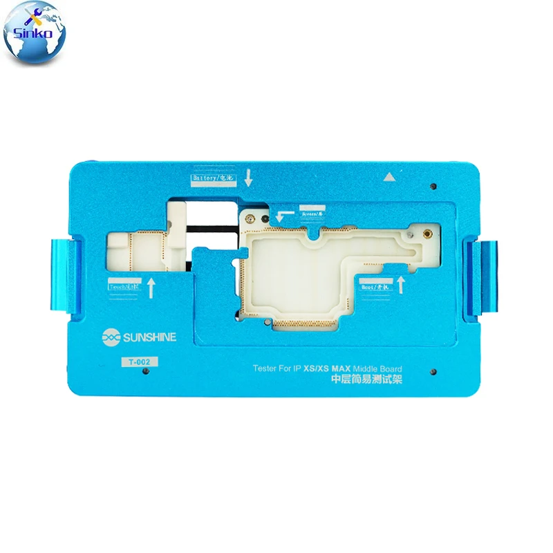 

Sunshine T-002 For IPhone XS/XS Max Motherboard Tester Fixture Repairing Tool Welding Upper&Lower Main Board Tester Fixture Tool