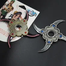 Один кусок sauron Складной поворотный сюрикен, вращающиеся дротики, аниме оружие Модель игрушки, игрушечный нож, подарки для детей