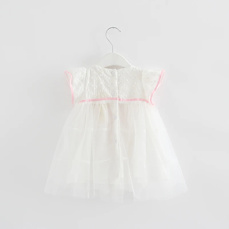 Платья для девочек однотонное платье для девочек Для детей, на лето милые платья для малышей платье для маленьких девочек Детская одежда 3 цвета От 0 до 2 лет
