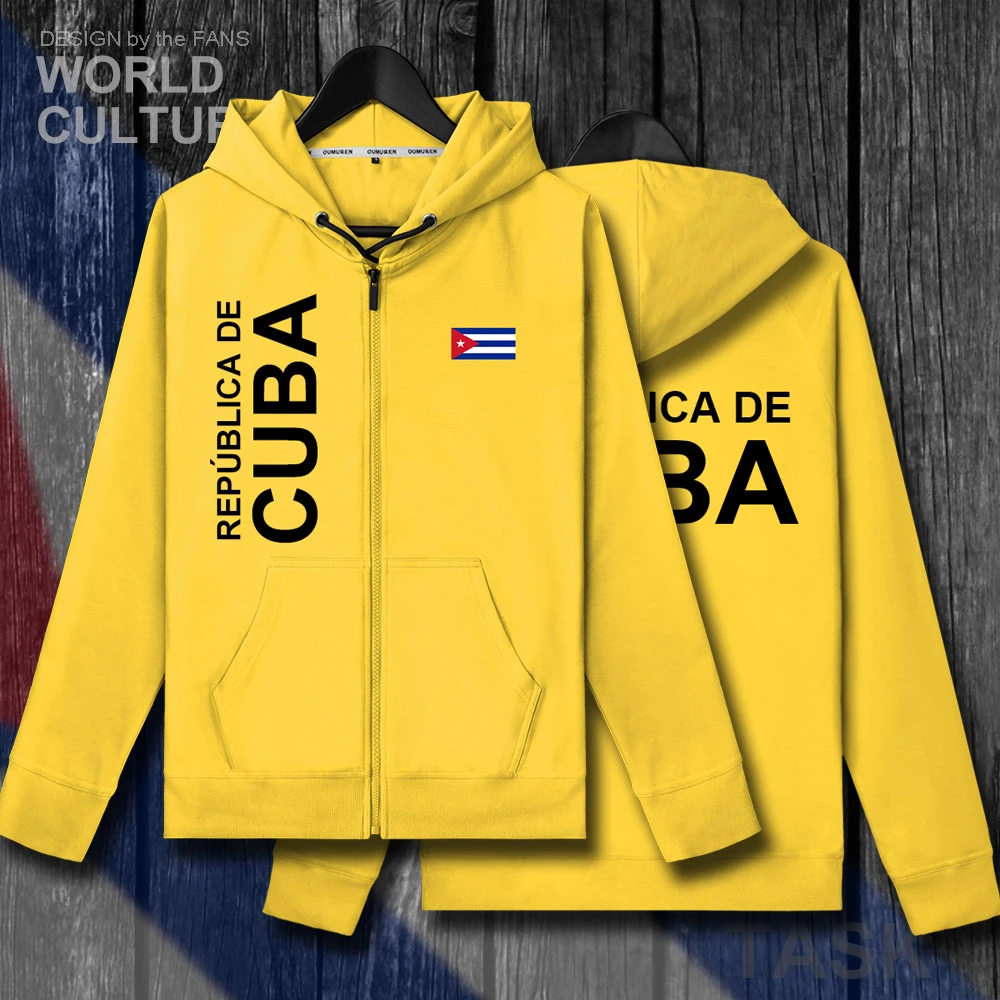 Marcado buque de vapor Coordinar Sudadera con capucha de Cuba Cuban para hombre, chaqueta con cremallera,  abrigos, chándal nacional, moda de invierno, 2018|Sudaderas con capucha y  sudaderas| - AliExpress