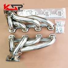 Kingsun Stainless Steel T3 Twin Turbo Racing Exhaust Header Manifold For 87-93 Ford Mustang GT/SVT 5.0L 302 V8