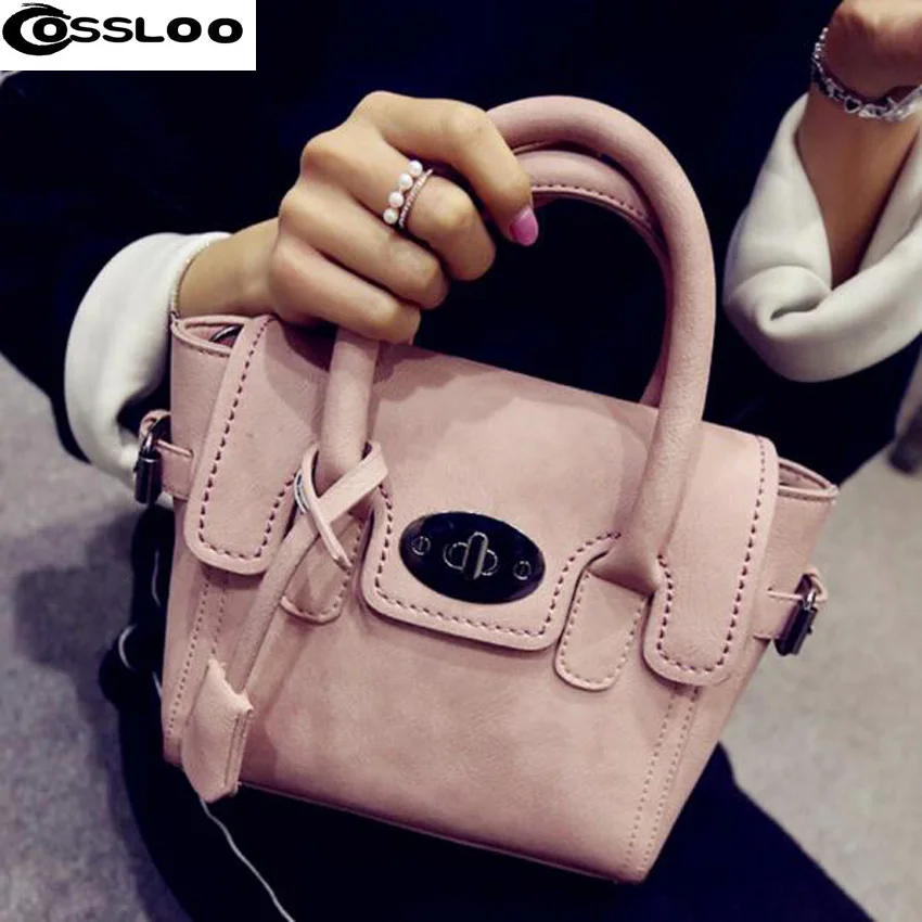

COSSLOO 2018 PU Leather Tote Bag Women Trapeze Fashion Designer Handbags High Quality Ladies Bags Vintage Crossbody Bags bolsas