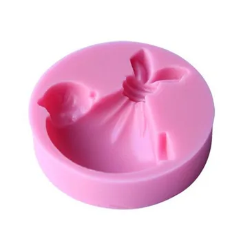 

Boy Behind Dress Shape Silicone Cake Mold,3D Kitchen Baking Mould For Clay Jelly Candy Chocolate, Fondant Cake Decorating Tools