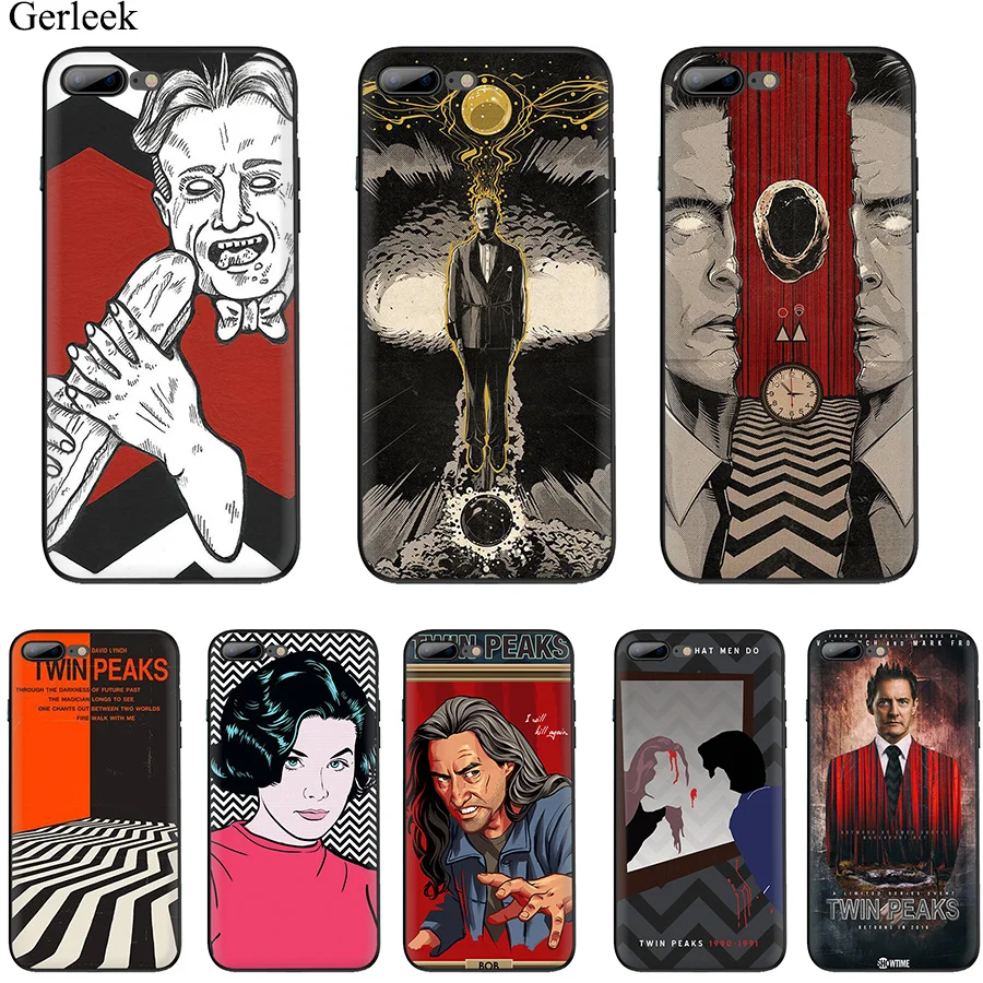 Чехол для мобильного телефона Twin Peaks iPhone 11 Pro X XR XS Max 6 6s 7 8 Plus 5 5S SE Защитная крышка из