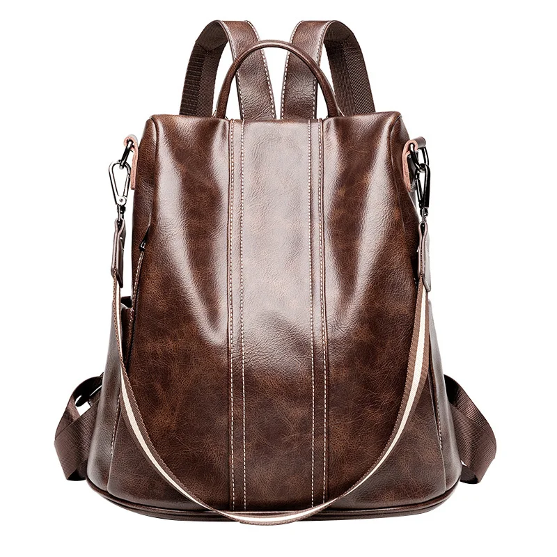 

Women Backpack Fashion Causal Bags High Quality Cowskin Female Shoulder Bag Trendy Backpacks For Girls