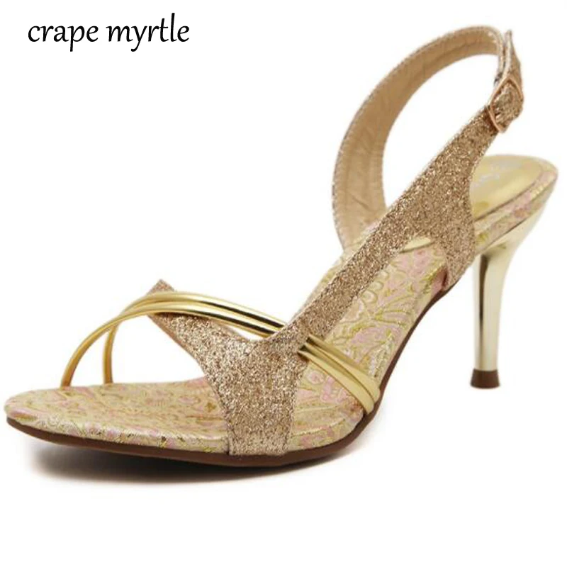 sand high heels