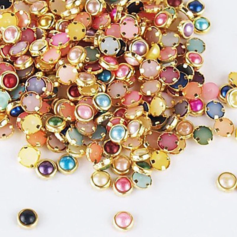 

5Pcs DIY Nail Art 3D Decorations Rhinestone On Nails Design Nail Art Decor Rhinestones Stones For Manicure Nailart Accessoires