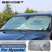 BEMOST Защита от солнца на лобовое стекло автомобиля для hyundai Accent Elantra Solaris IX35 I20 Tucson I30 Sonata защита переднего стекла козырек крышка