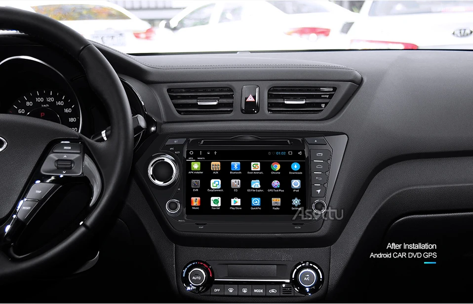 Asottu ZK28060 г 2 г+ 32 г android 7,1 автомобиль dvd gps плеер автомобиля Радио gps навигация видео плеер для Kia rio k2 автомобильный мультимедийный плеер