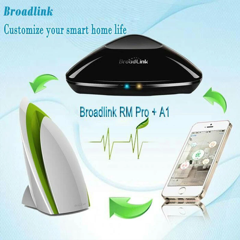 Broadlink Rm2 RM Pro Wifi Controller A1 E Air Quality Detector IR RF Wifi Intelligent Remote