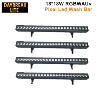 

DAYBREAKLITE 18*18w RGBWAUv 6in1 led wall wash bar light Pixel point leds effect 100cm long stage wall washer